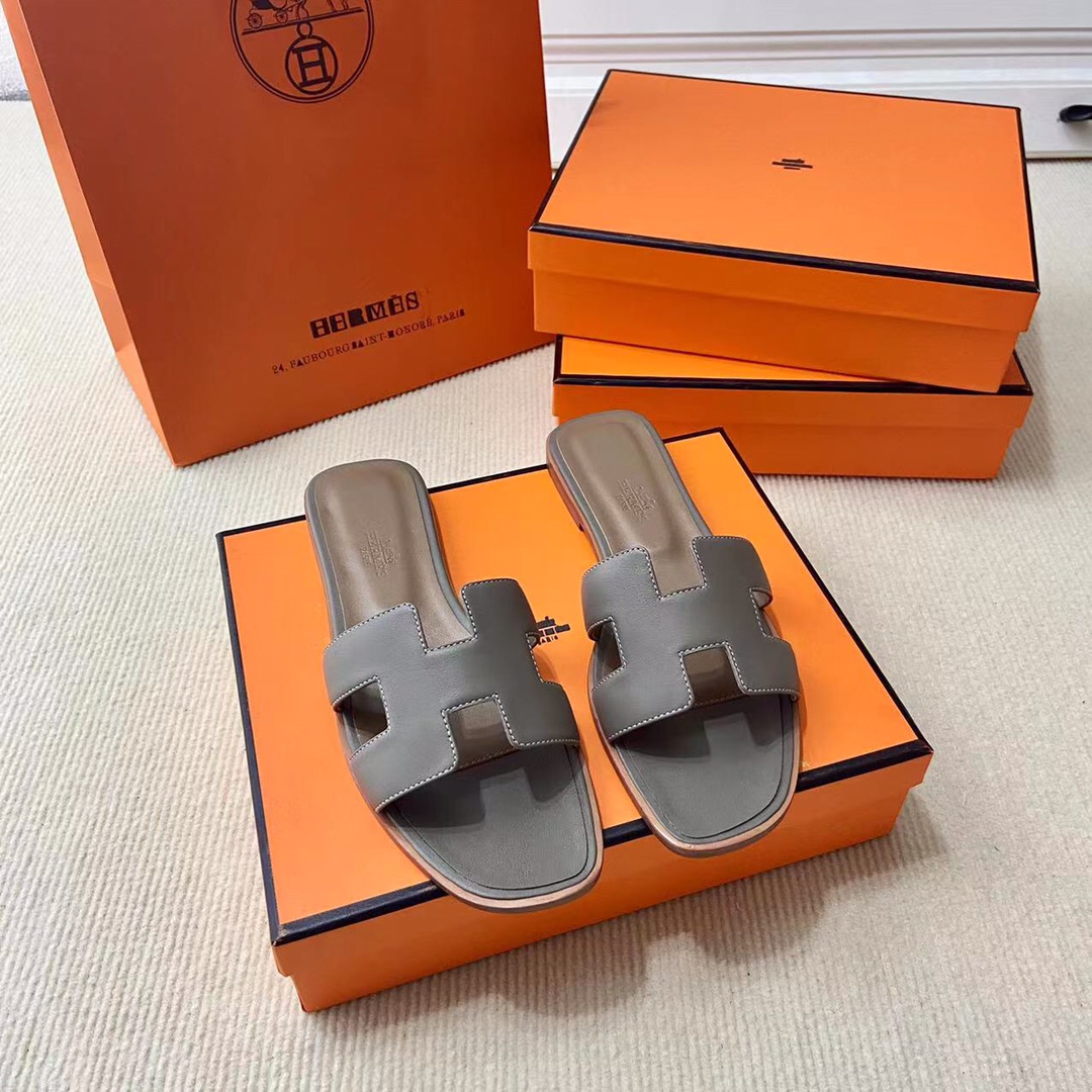 에르메스 올수공 오란 슬리퍼 샌들 앱송 90